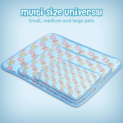 Summer Cooling Mats Blanket Ice Pet Dog Bed Mats For Dogs Cats Sofa Portable Tour Camping Yoga Sleeping
