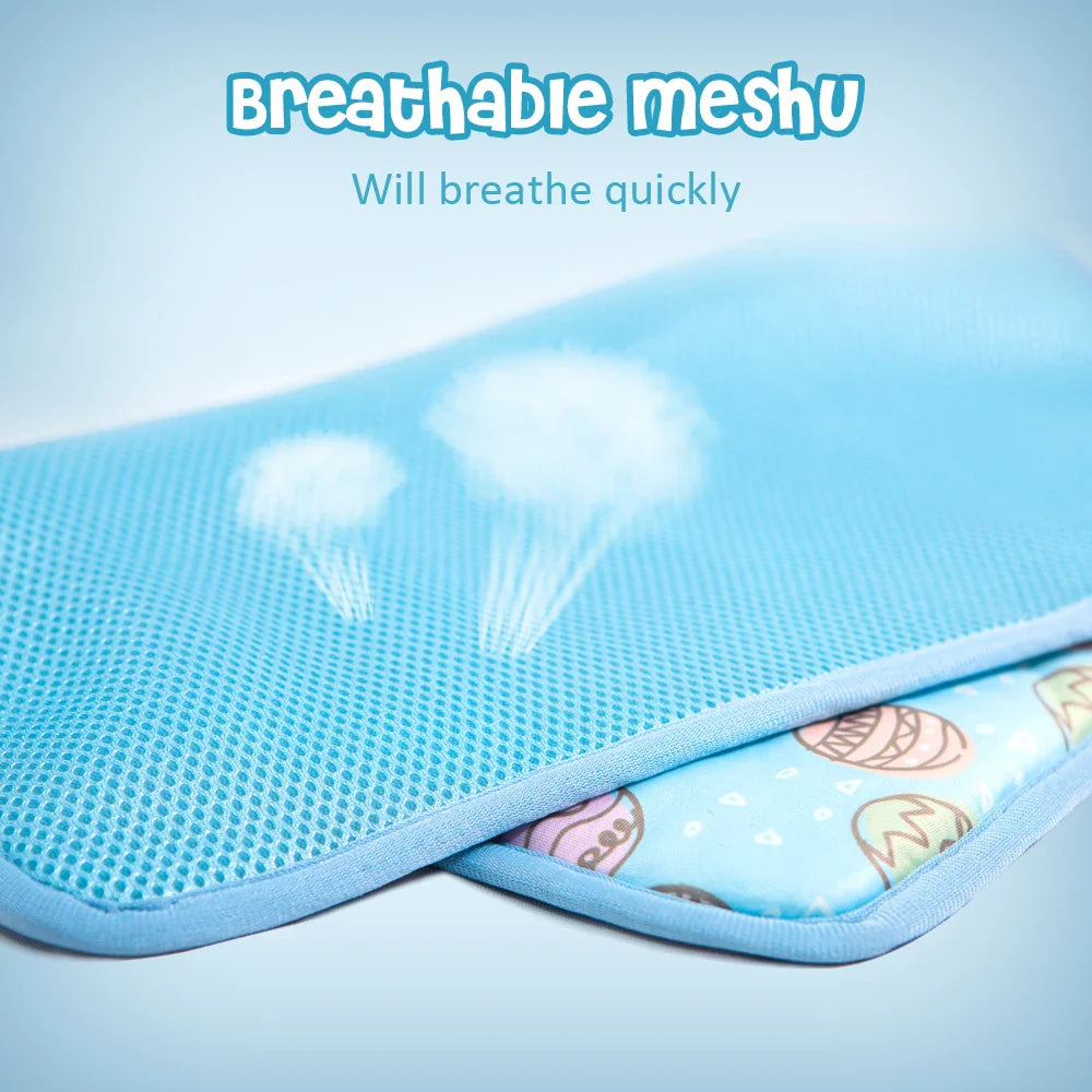 Summer Cooling Mats Blanket Ice Pet Dog Bed Mats For Dogs Cats Sofa Portable Tour Camping Yoga Sleeping