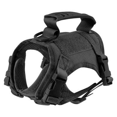 Cat Harness Leash Tactical Vest Small Dog Kitten Military Harness  Escape Proof Full Body Breathable For Puppy Walking