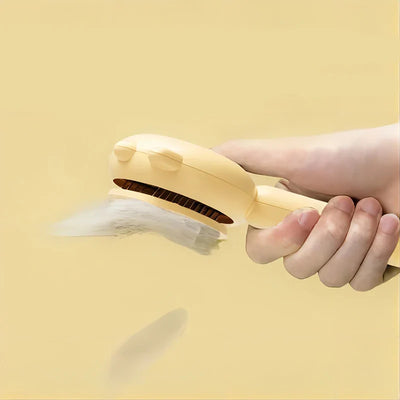 Three Colors Pet Comb One-Key Hair Removal Cleaning Brush Magic Massage Grooming The Cat Hair Brush Is Easy