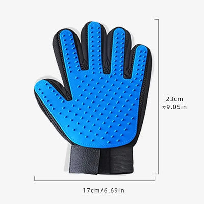 Pet Hair Remover Gloves Silicone Massage Bathing Cleaning Grooming Brush for Cat Dog Hair Sticking Removal