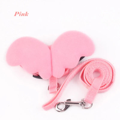 Angel Wings Pet Harness and Leash Set for Cats Puppy Rabbit Cute Cat Harnesses Kitten Accessories artículos para