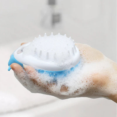 Pet Comb Soft Silicone Depilation Cats Bath Hair Brush Comb Clean The Thoroughly Body Massage Brush Bath
