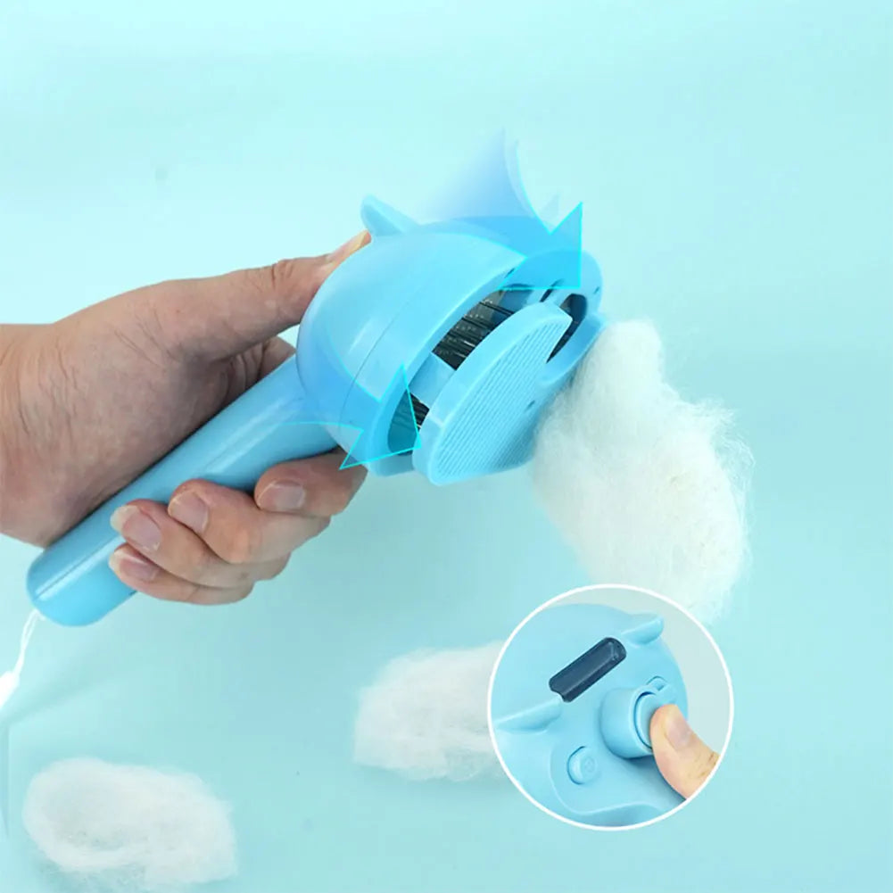 Cat Steam Brush Hair Remover Brush Multi-Function Cat Shedding Comb Floating Hair Brush Dematting
