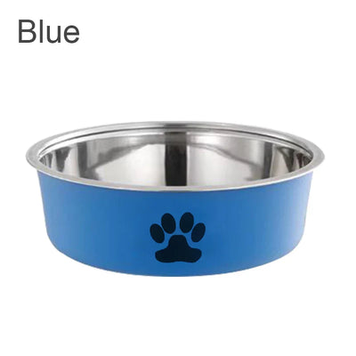 Dog Water Bowl with Non-Slip Rubber Base And Cats And Dogs Drinking Water Feeding Pet Bowl Stainless Steel