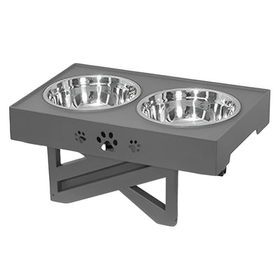 Stainless Steel Elevated Dog Bowl Non-Slip and No Spill Design Bowl Pet Supplies Suitable for Promote Healthy