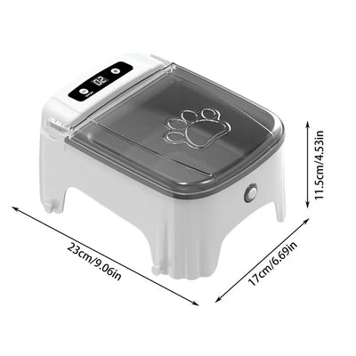 Automatic Cat Food Dispenser Timed Auto Cat Feeder Electric Food Dispenser Dry Feeding Pet Bowl For Small Dog