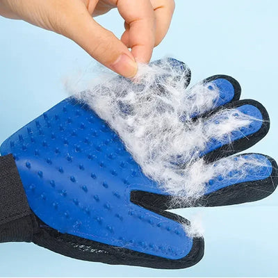 Pet Hair Remover Gloves Silicone Massage Bathing Cleaning Grooming Brush for Cat Dog Hair Sticking Removal
