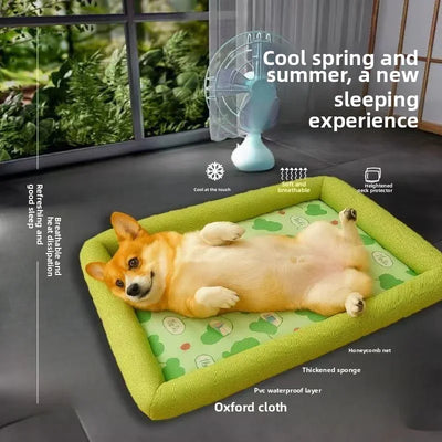 Cooling Puppy Bed Summer Dog Supplies Mat Accessory for Small Breeds Dogs Medium Pet Large Beds Sofa Blanket