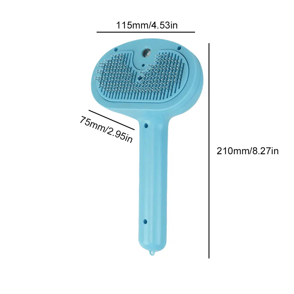 Cat Steam Brush Hair Remover Brush Multi-Function Cat Shedding Comb Floating Hair Brush Dematting