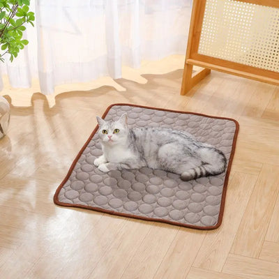 Summer Pet Ice Mat Dog Mat Bite-resistant Cooling Breathable Ice Mat Cat Dog Mat Sleeping Mat Pet Supplies