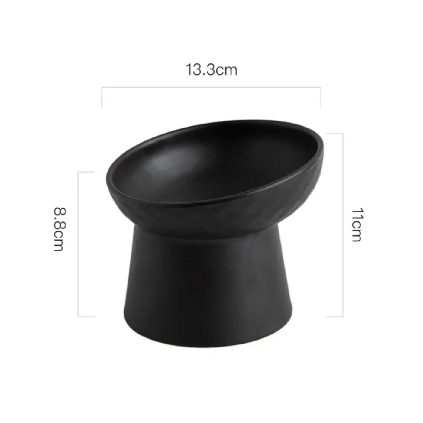 Cat Nordic Style Food Water Bowl Pet Animal Ceramic Eating Dishes High Foot Raised Puppy Cats Matte Bowls