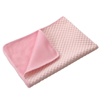 Dog Cooling Mat Summer Pet Cold Bed Cat Sleeping Pad Cool Ice Silk Moisture-proof Mattress Cushion
