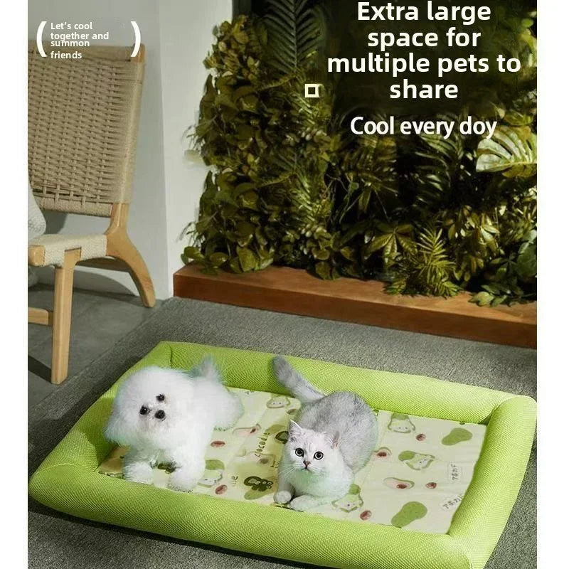 Cooling Puppy Bed Summer Dog Supplies Mat Accessory for Small Breeds Dogs Medium Pet Large Beds Sofa Blanket