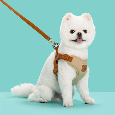 Creative Cute Pet Harness Leash Anti-Escape Adjustable Dog Collar Harness No Pull Cat Chest Strap Vest