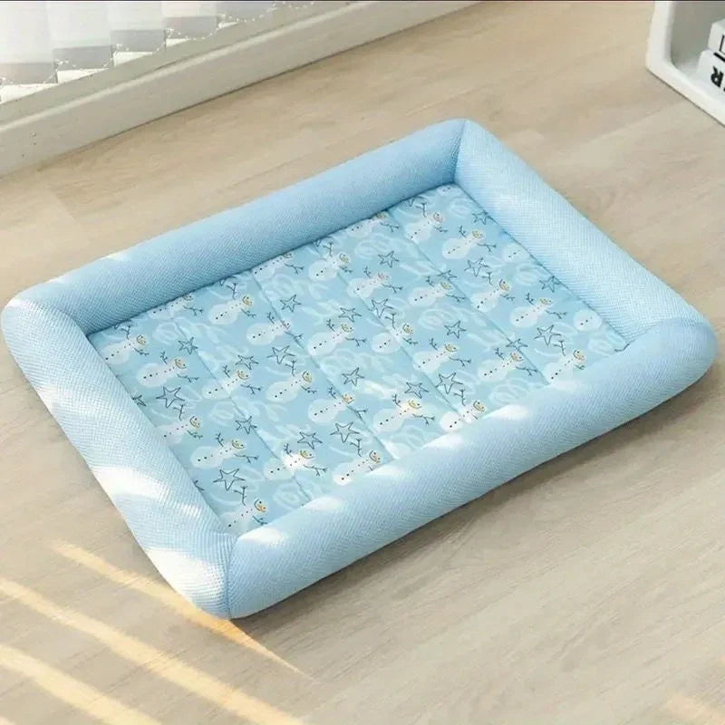 Cooling Puppy Bed Summer Dog Supplies Mat Accessory for Small Breeds Dogs Medium Pet Large Beds Sofa Blanket