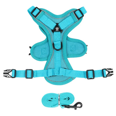 Cat Harness and Leash for Walking, Escape Proof Soft Adjustable Vest Harnesses for Cats, EasyControl