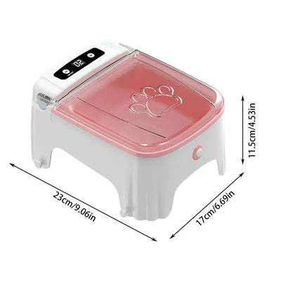 Automatic Cat Food Dispenser Timed Auto Cat Feeder Electric Food Dispenser Dry Feeding Pet Bowl For Small Dog