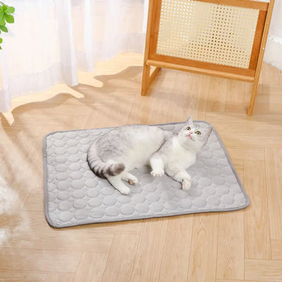Summer Pet Ice Mat Dog Mat Bite-resistant Cooling Breathable Ice Mat Cat Dog Mat Sleeping Mat Pet Supplies