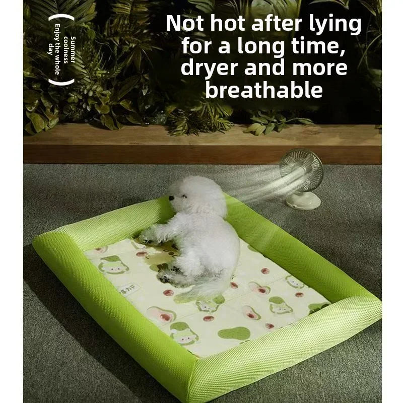 Cooling Puppy Bed Summer Dog Supplies Mat Accessory for Small Breeds Dogs Medium Pet Large Beds Sofa Blanket