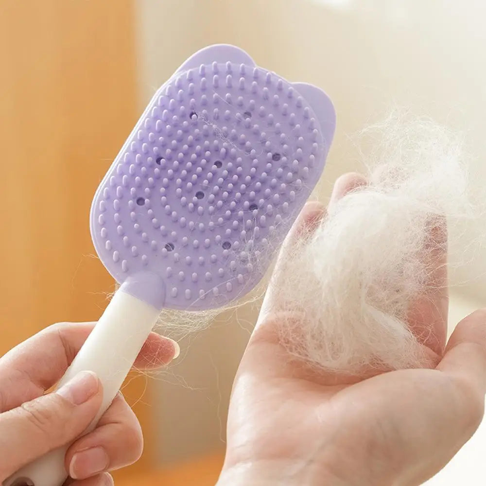 Cat Brushes For Indoor Cats Pet Massage Brush Double-Sided Cat Tongue Comb Soft Cat Deshedding Comb Cat Tongue
