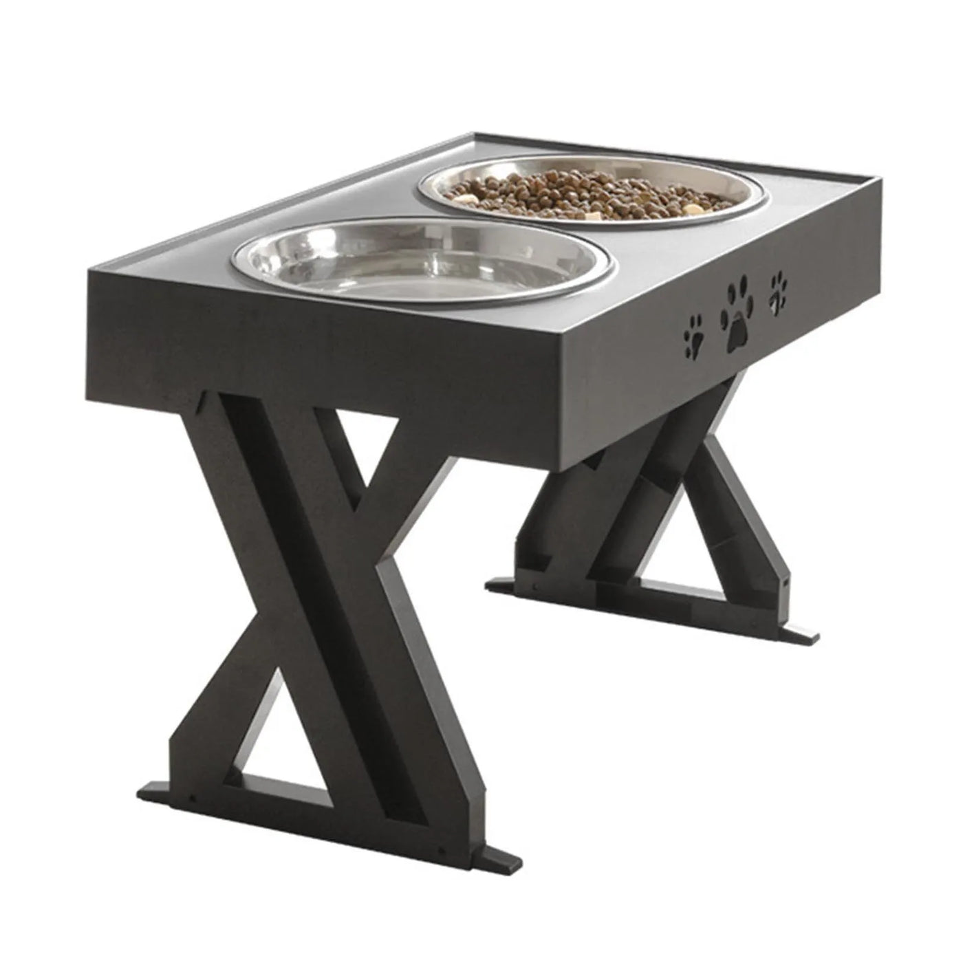 Stainless Steel Elevated Dog Bowl Non-Slip and No Spill Design Bowl Pet Supplies Suitable for Promote Healthy