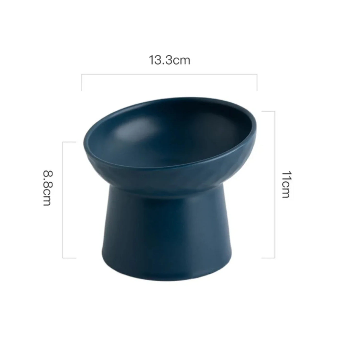 Cat Nordic Style Food Water Bowl Pet Animal Ceramic Eating Dishes High Foot Raised Puppy Cats Matte Bowls