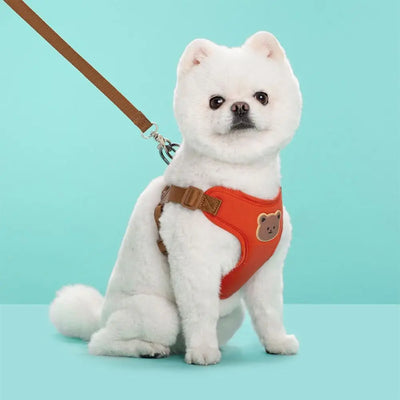 Creative Cute Pet Harness Leash Anti-Escape Adjustable Dog Collar Harness No Pull Cat Chest Strap Vest
