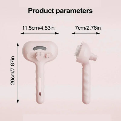 Upgraded Pet Spray Grooming Comb Steamy Floating Hair Removal Cleaning Steam Brush Styling for Dogs Cats