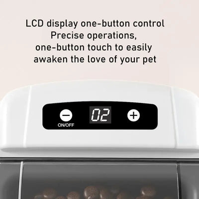 Automatic Cat Food Dispenser Timed Auto Cat Feeder Electric Food Dispenser Dry Feeding Pet Bowl For Small Dog