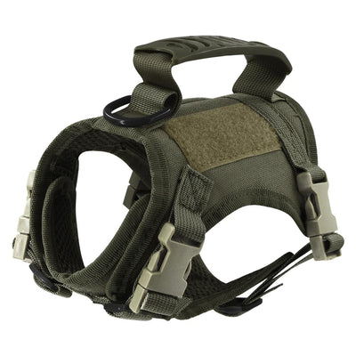 Cat Harness Leash Tactical Vest Small Dog Kitten Military Harness  Escape Proof Full Body Breathable For Puppy Walking