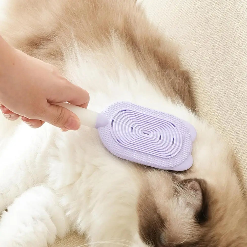 Cat Brushes For Indoor Cats Pet Massage Brush Double-Sided Cat Tongue Comb Soft Cat Deshedding Comb Cat Tongue