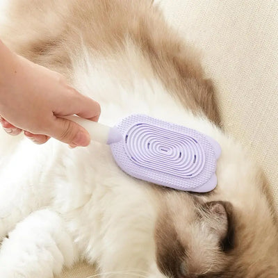 Cat Brushes For Indoor Cats Pet Massage Brush Double-Sided Cat Tongue Comb Soft Cat Deshedding Comb Cat Tongue